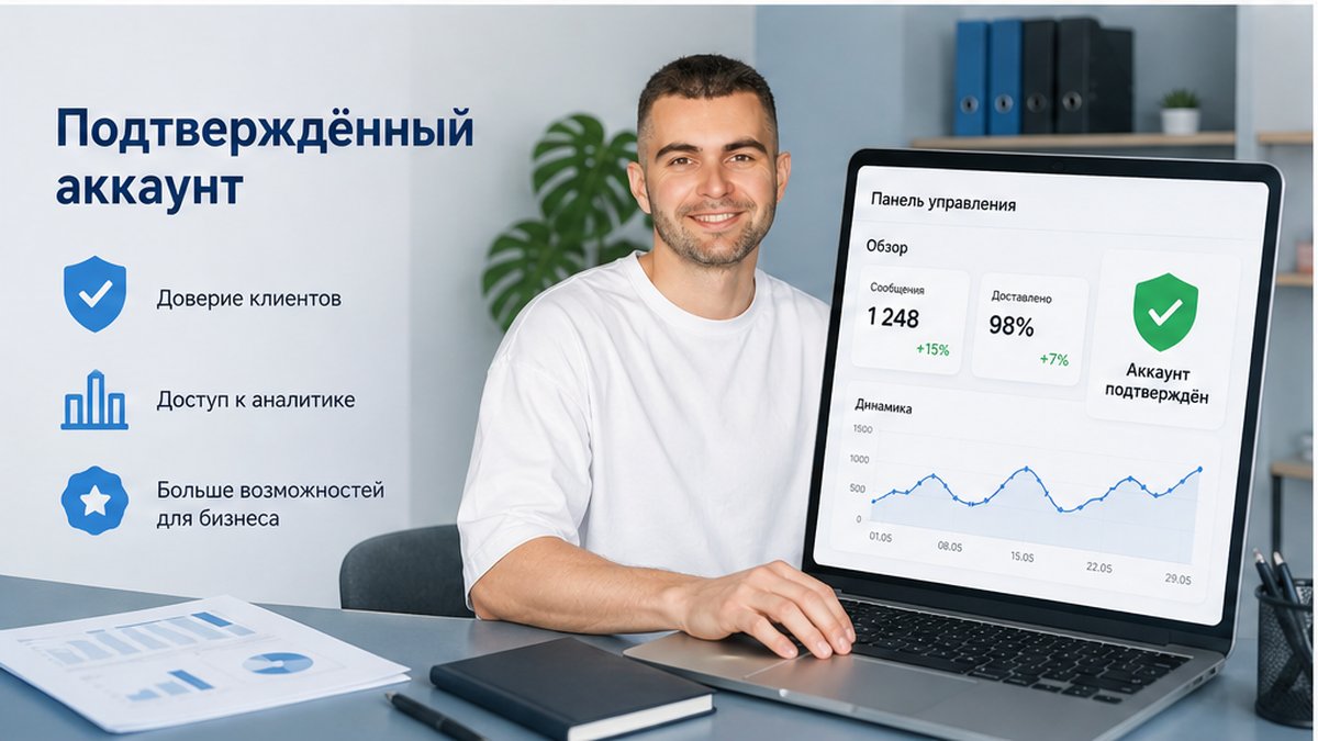 Подтверждённый бизнес-аккаунт WhatsApp Business API
