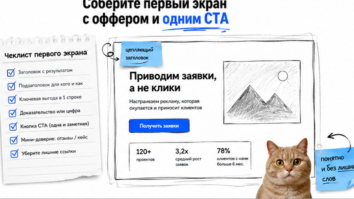 Блок цены и FAQ на странице услуги сайта с кнопкой заявки