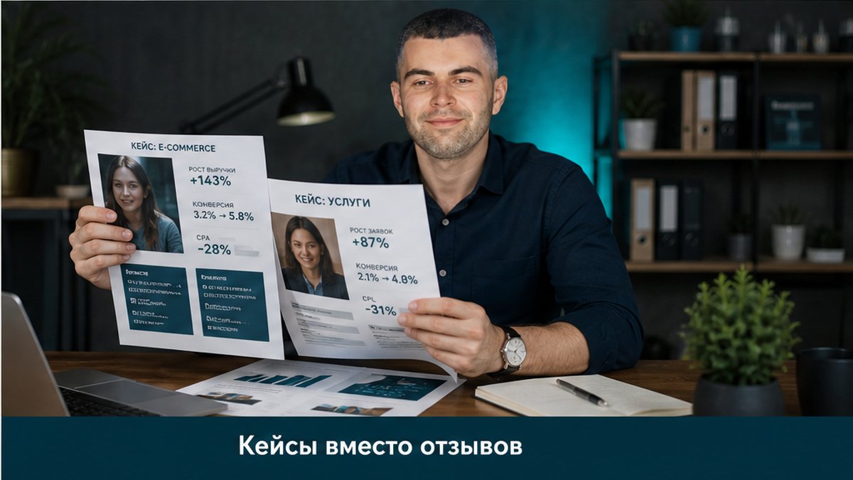Кейсы клиентов вместо абстрактных отзывов
