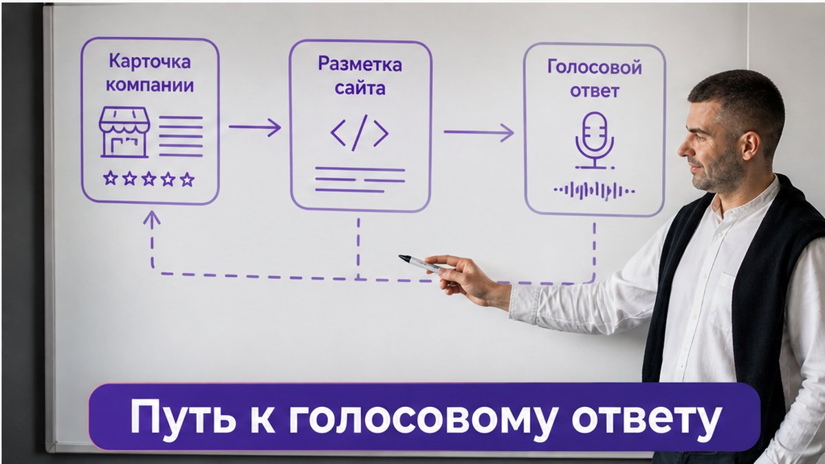 Путь к голосовому ответу от карточки компании до разметки