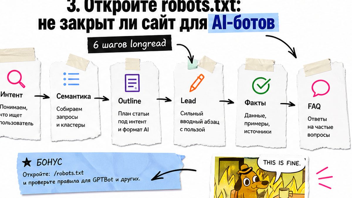 Минимум schema: Organization, Article, FAQPage