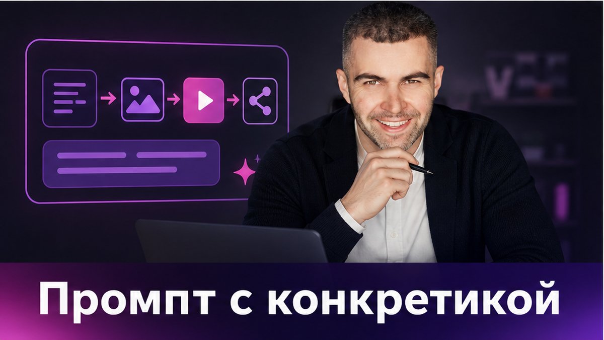 Промпт для генерации видео нейросетью