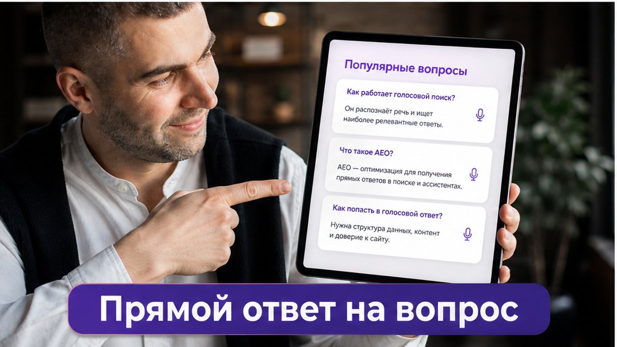 Прямой ответ на вопрос клиента